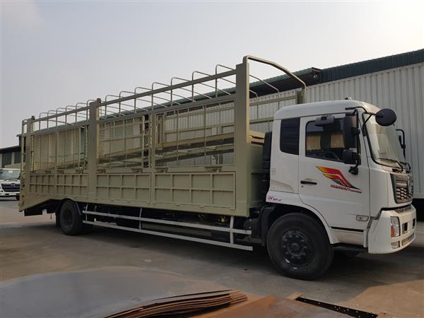 Xe tải chở ô tô Dongfeng Hoàng Huy thùng dài 9,8m