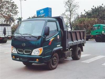 Xe tải ben 2,4 tấn Cửu Long động cơ Hyundai