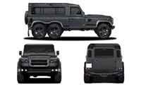 Flying Huntsman 6x6 concept - mơ là đối thủ của G63 AMG 6x6